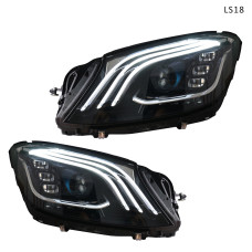LED тунинг фейслифт фарове Mercedes S W222 2014-2017 старт анимация – LS18